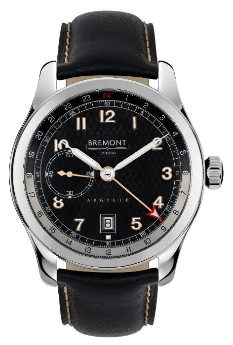 Replica Bremont Watch Argylle Steel Black Dial